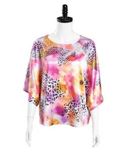 NewCosplay Tiger King Carole Baskin Top O-Neck Shirt Halloween Carnival Suit Cosplay Costume