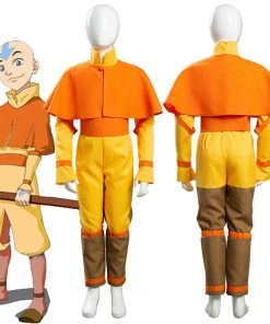NewCosplay New Arrivals Avatar: The Last Airbender Avatar Aang Kids Children Halloween Cosplay Costume