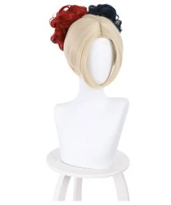 NewCosplay New Arrivals The Suicide Squad Harley Quinn Heat Resistant Synthetic Hair Carnival Halloween Party Props Cosplay Wig