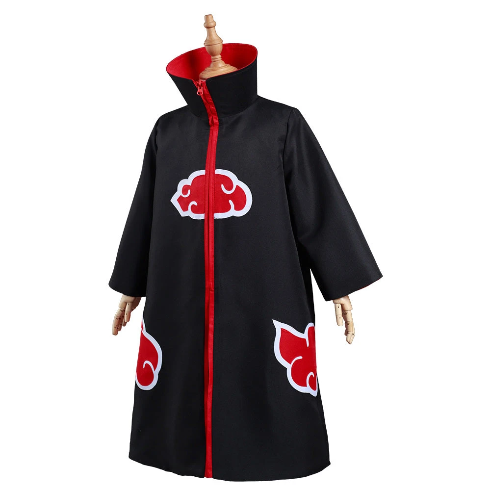 NewCosplay Naruto Akatsuki Kids Children Zip Up Coat Halloween Carnival Suit Cosplay Costume New Arrivals 5 NewCosplay Naruto Akatsuki Kids Children Zip Up Coat Halloween Carnival Suit Cosplay Costume New Arrivals