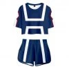 INSWEAR Women My Hero Academia Crop Top Sets UA Training Suit Cosplay Short Sleeve T-shirt Shorts 2 Pieces Sets Casual Clothes 1 INSWEAR Women My Hero Academia Crop Top Sets UA Training Suit Cosplay Short Sleeve T-shirt Shorts 2 Pieces Sets Casual Clothes