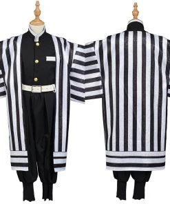 NewCosplay Demon Slayer: Kimetsu No Yaiba Iguro Obanai Kids Children Kimono Outfits Halloween Carnival Suit Cosplay Costume New Arrivals