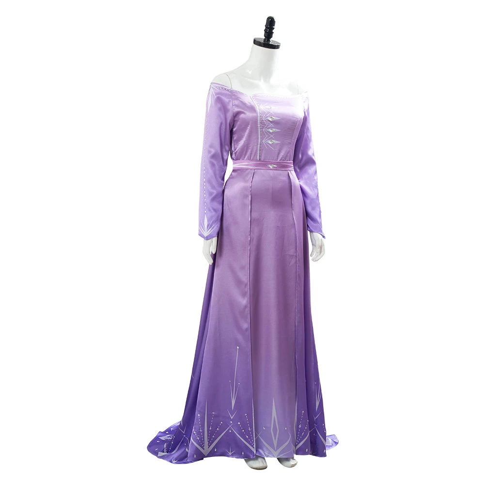 NewCosplay New Arrivals Frozen 2 Elsa Dress Nightgown Gown Pink Arendelle Bedroom Dress Purple Violet Cosplay Costume 7 NewCosplay New Arrivals Frozen 2 Elsa Dress Nightgown Gown Pink Arendelle Bedroom Dress Purple Violet Cosplay Costume