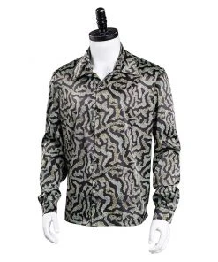 NewCosplay Tiger King Joe Exotic Print Shirt Cosplay Costume