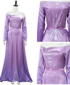 NewCosplay New Arrivals Frozen 2 Elsa Dress Nightgown Gown Pink Arendelle Bedroom Dress Purple Violet Cosplay Costume 21 NewCosplay New Arrivals Frozen 2 Elsa Dress Nightgown Gown Pink Arendelle Bedroom Dress Purple Violet Cosplay Costume