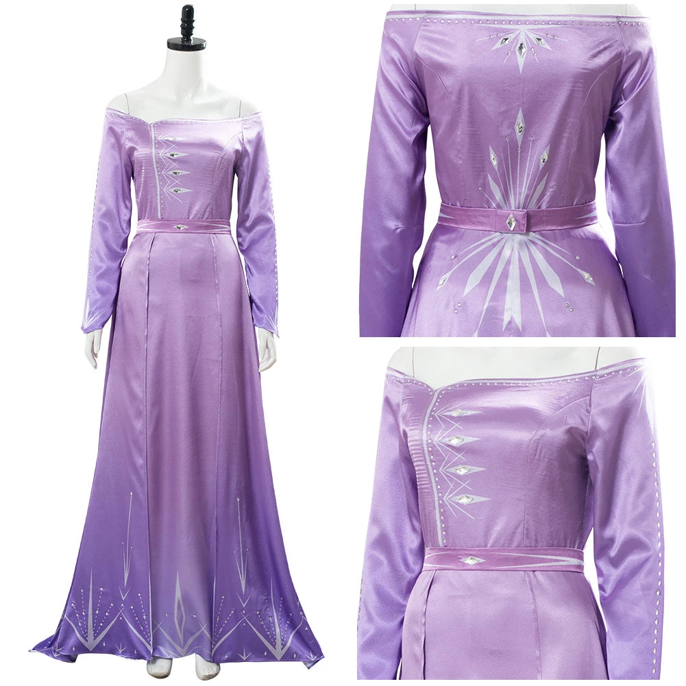 NewCosplay New Arrivals Frozen 2 Elsa Dress Nightgown Gown Pink Arendelle Bedroom Dress Purple Violet Cosplay Costume 12 NewCosplay New Arrivals Frozen 2 Elsa Dress Nightgown Gown Pink Arendelle Bedroom Dress Purple Violet Cosplay Costume