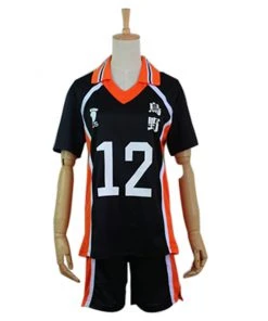 NewCosplay New Arrivals Haikyuu Cosplay Costume Karasuno High School Volleyball Club Yamaguchi Tadashi Sportswear Jerseys Uniform