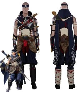 NewCosplay New Arrivals Monster Hunter Rise MH Rise Men Hunter Outfits Halloween Carnival Suit Cosplay Costume