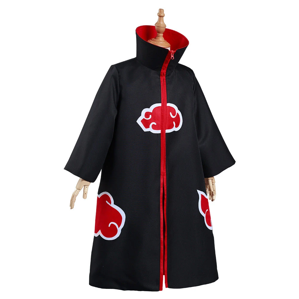 NewCosplay Naruto Akatsuki Kids Children Zip Up Coat Halloween Carnival Suit Cosplay Costume New Arrivals 7 NewCosplay Naruto Akatsuki Kids Children Zip Up Coat Halloween Carnival Suit Cosplay Costume New Arrivals