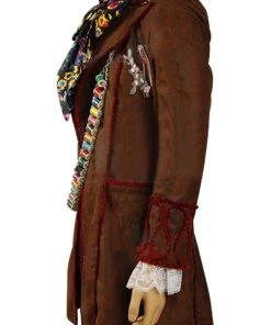 NewCosplay Alice In Wonderland Johnny Depp Mad Hatter Jacket Costume