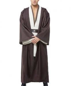 NewCosplay Adult Star Wars Obi Wan Kenobi Jedi Robe Tunic Cosplay Costume New Arrivals