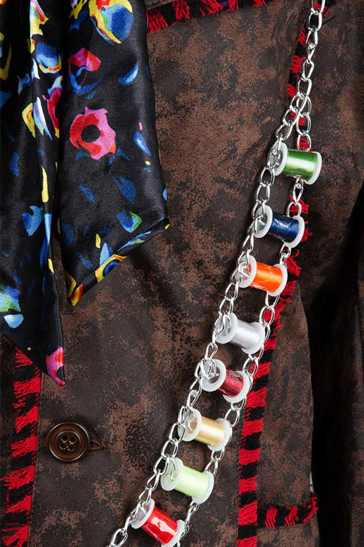 NewCosplay New Arrivals Alice In Wonderland Johnny Depp Mad Hatter Jacket Pants Tie 6 Pcs Cosplay Costume 7 NewCosplay New Arrivals Alice In Wonderland Johnny Depp Mad Hatter Jacket Pants Tie 6 Pcs Cosplay Costume