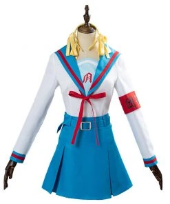 NewCosplay The Melancholy Of Haruhi Suzumiya Uniform Halloween Carnival Suit Cosplay Costume New Arrivals