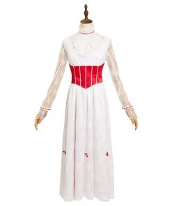 NewCossky Mary Poppins 1964 Mary Poppins Cosplay Costume Dress Outfits Halloween Carnival Suit