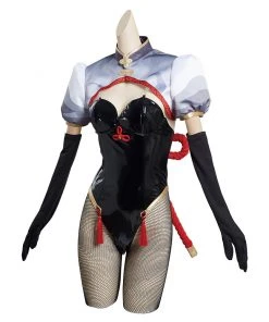 NewCosplay Genshin Impact Shen He Bunny Girls Original Design Cosplay Costume - Cossky®