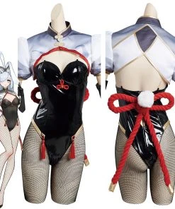 NewCosplay Genshin Impact Shen He Bunny Girls Original Design Cosplay Costume - Cossky®
