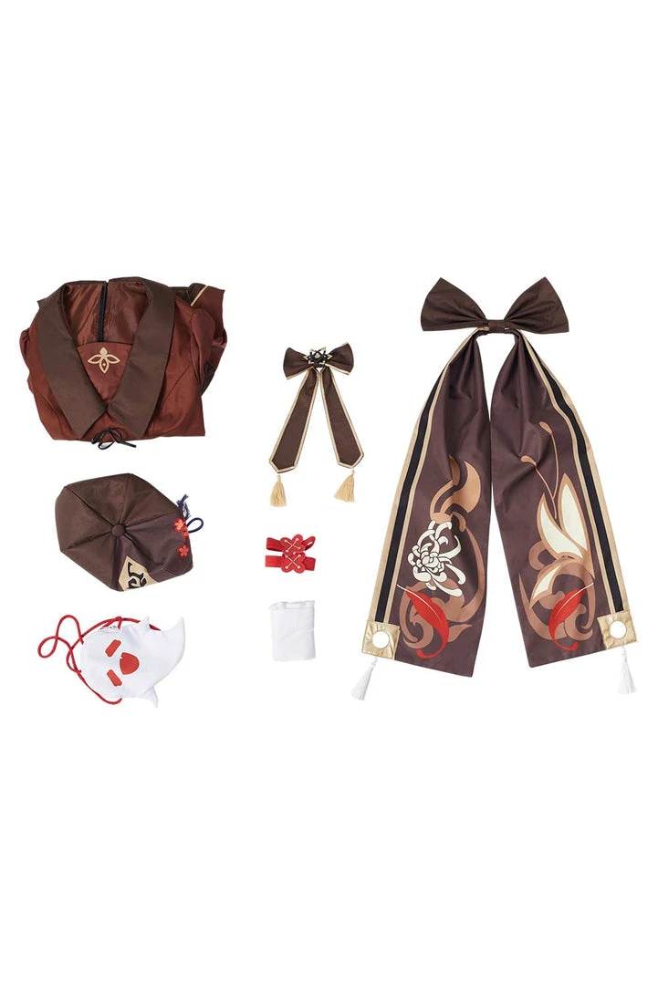 Cossky Genshin Impact Original Design Hutao Lolita Dress Cosplay Costume Outfits 4 Cossky Genshin Impact Original Design Hutao Lolita Dress Cosplay Costume Outfits