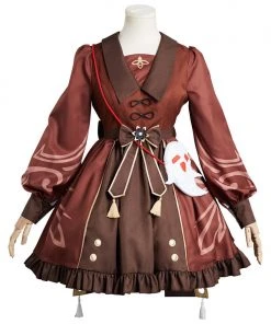 Cossky Genshin Impact Original Design Hutao Lolita Dress Cosplay Costume Outfits