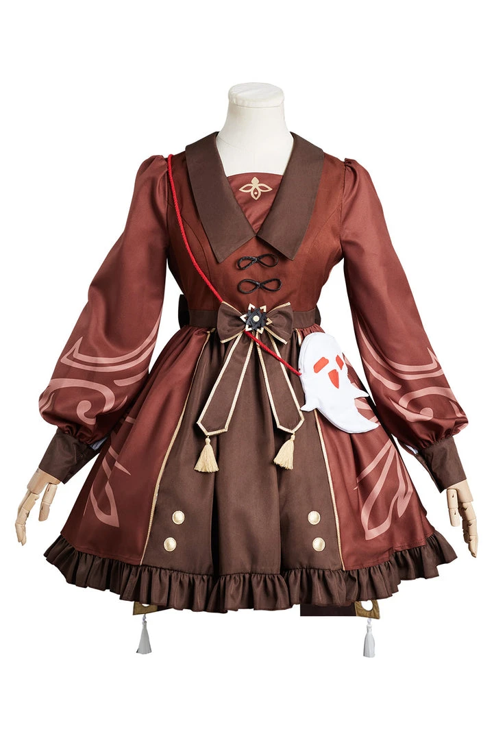 Cossky Genshin Impact Original Design Hutao Lolita Dress Cosplay Costume Outfits 3 Cossky Genshin Impact Original Design Hutao Lolita Dress Cosplay Costume Outfits
