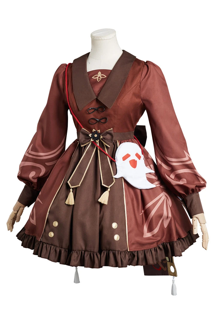 Cossky Genshin Impact Original Design Hutao Lolita Dress Cosplay Costume Outfits 5 Cossky Genshin Impact Original Design Hutao Lolita Dress Cosplay Costume Outfits