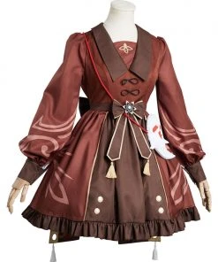 Cossky Genshin Impact Original Design Hutao Lolita Dress Cosplay Costume Outfits 17 Cossky Genshin Impact Original Design Hutao Lolita Dress Cosplay Costume Outfits
