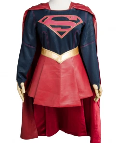 NewCosplay TV & Movie Costumes CBS Supergirl Kara Zor-El Danvers Costume + Cape Cosplay Costume