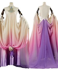 NewCosplay New Arrivals Star Wars 3 Padme Amidala Naberrie Lake Dress Cosplay Costume