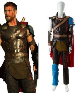 NewCosplay Thor 3 Ragnarok Thor Odinson Outfit Whole Set Cosplay Costume New Arrivals