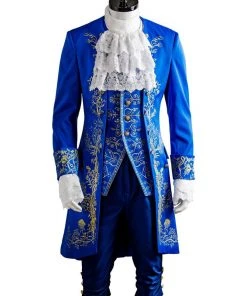 New Cosplaysky Beauty And The Beast Prince Adam Suit Cosplay Costume Adults Halloween Outfit