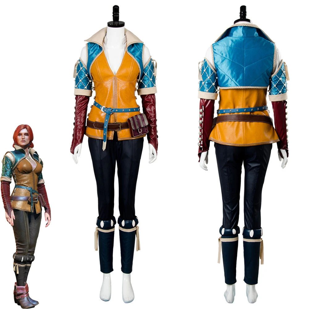 NewCosplay The Witcher 3 Wild Hunt Triss Outfit Cosplay Costume New Arrivals 3 NewCosplay The Witcher 3 Wild Hunt Triss Outfit Cosplay Costume New Arrivals