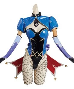 New Arrivals Genshin Impact Mona Bunny Girls Halloween Carnival Original Design Cosplay Costume-Cossky®