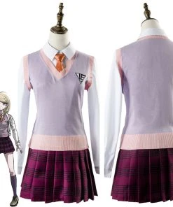 NewCosplay Danganronpa 3 Akamatsu Kaede Outfit Dress Cosplay Costume