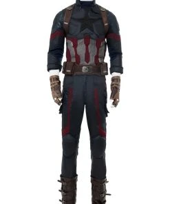 New Cosplaysky Avengers 3 : Infinity War Captain America Steven Rogers Outfit Uniform Suit Cosplay Costume NEW
