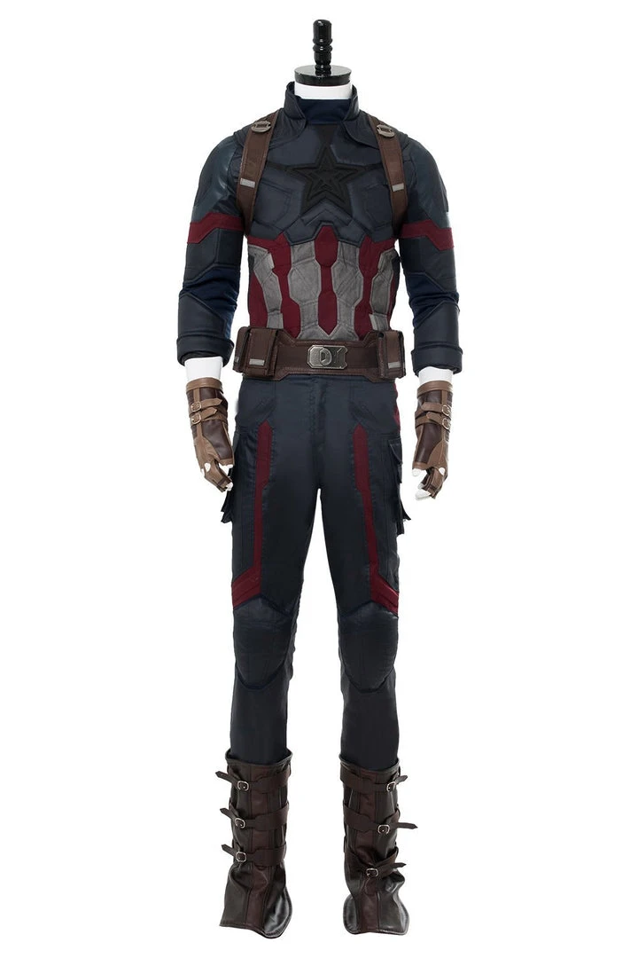 New Cosplaysky Avengers 3 : Infinity War Captain America Steven Rogers Outfit Uniform Suit Cosplay Costume NEW 4 New Cosplaysky Avengers 3 : Infinity War Captain America Steven Rogers Outfit Uniform Suit Cosplay Costume NEW