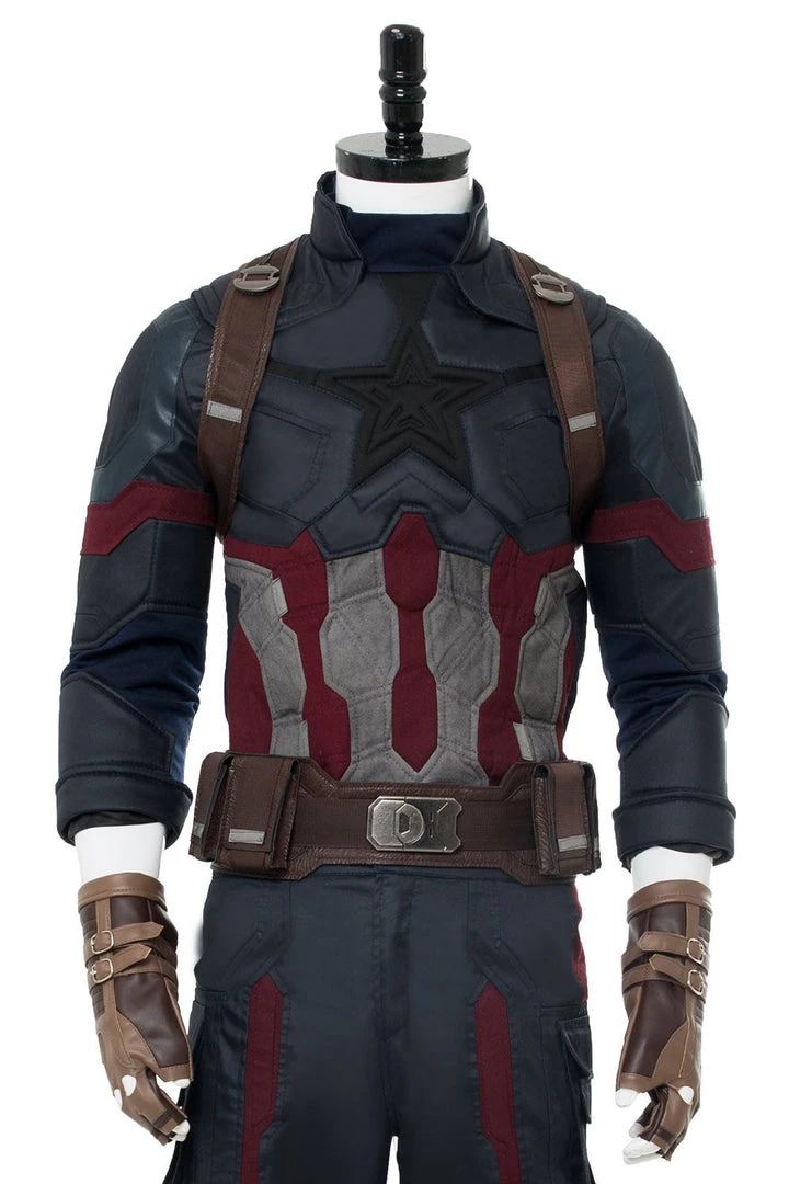 New Cosplaysky Avengers 3 : Infinity War Captain America Steven Rogers Outfit Uniform Suit Cosplay Costume NEW 9 New Cosplaysky Avengers 3 : Infinity War Captain America Steven Rogers Outfit Uniform Suit Cosplay Costume NEW