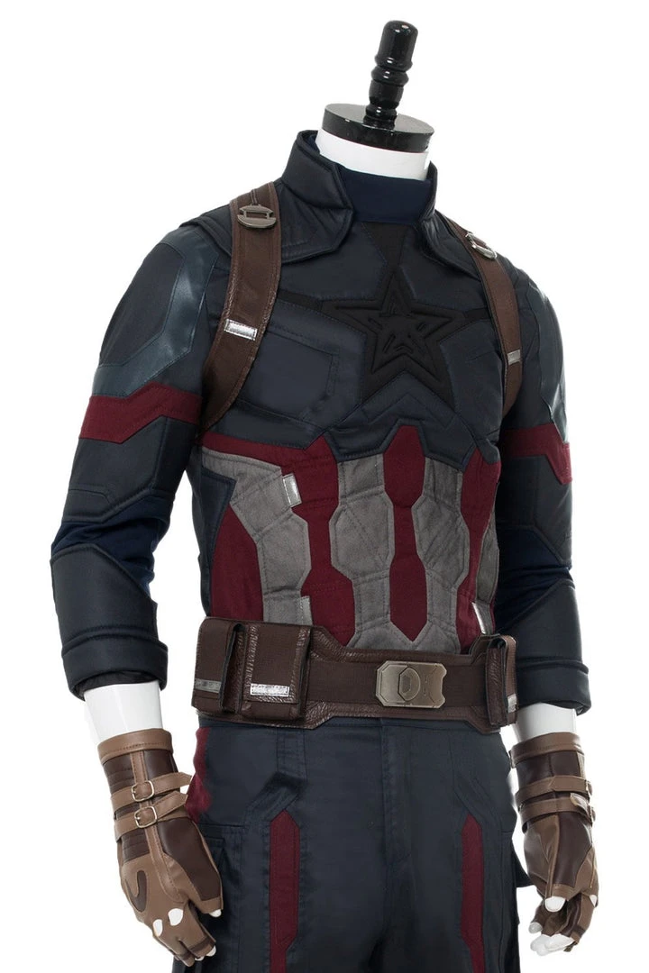 New Cosplaysky Avengers 3 : Infinity War Captain America Steven Rogers Outfit Uniform Suit Cosplay Costume NEW 10 New Cosplaysky Avengers 3 : Infinity War Captain America Steven Rogers Outfit Uniform Suit Cosplay Costume NEW