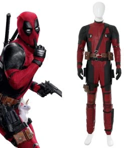 New Cosplaysky Deadpool 2 Deadpool Coat Pants Oufit Halloween Carnival Suit Cosplay Costume New Arrivals