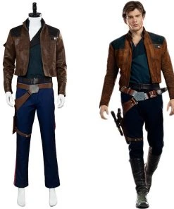 NewCosplay New Arrivals Solo: A Star Wars Story Han Solo Outfit Jacket Suit Cosplay Costume