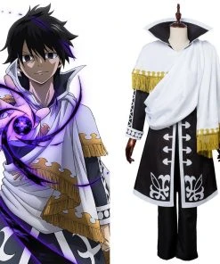 New Cosplaysky Fairy Tail Season 5 Zeref Dragneel Emperor Outfit Cosplay Costume New Arrivals
