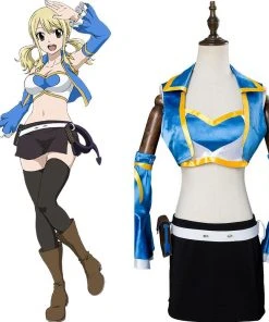 New Cosplaysky New Arrivals Fairy Tail Season 2 Lucy Heartfilia Outfit Cosplay Costume