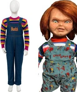 CosplaySky Child's Play 2019 Chucky Kids Children Cosplay Costume New Arrivals