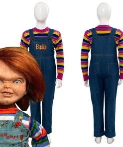 CosplaySky Child's Play 2019 Chucky Kids Children Cosplay Costume New Arrivals