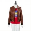 CosplaySky New Arrivals Captain Marvel Carol Danvers U.S.Air Force T Shirt Bomber Jacket Casual Suit