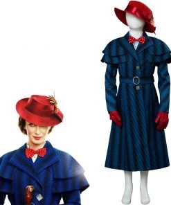 NewCosplay Mary Poppins Returns Mary Poppins For Kids Children Cosplay Costume New Arrivals