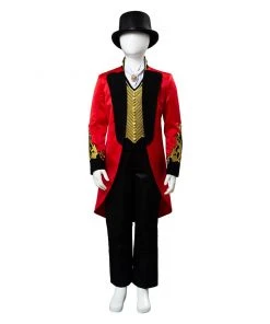 CosplaySky New Arrivals The Greatest Showman P.T. Barnum Oufit For Kids Children Cosplay Costume