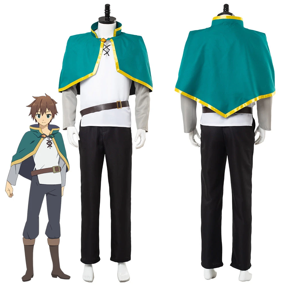 New Cosplaysky KonoSuba: God’s Blessing On This Wonderful World! Satou Kazuma Coat Pants Cosplay Costume 3 New Cosplaysky KonoSuba: God’s Blessing On This Wonderful World! Satou Kazuma Coat Pants Cosplay Costume