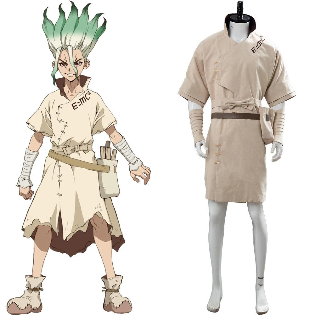 CosplaySky New Arrivals 2019 Dr. Stone Senku Ishigami Cosplay Costume 3 CosplaySky New Arrivals 2019 Dr. Stone Senku Ishigami Cosplay Costume