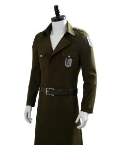 New Cosplaysky New Arrivals Attack On Titan Season 3 Eren Cosplay Costume Scouting Legion Soldier Officer Uniform