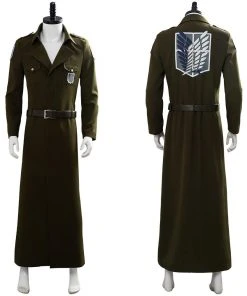 New Cosplaysky New Arrivals Attack On Titan Season 3 Eren Cosplay Costume Scouting Legion Soldier Officer Uniform