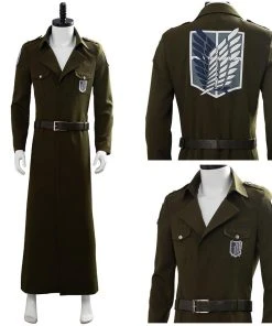 New Cosplaysky New Arrivals Attack On Titan Season 3 Eren Cosplay Costume Scouting Legion Soldier Officer Uniform